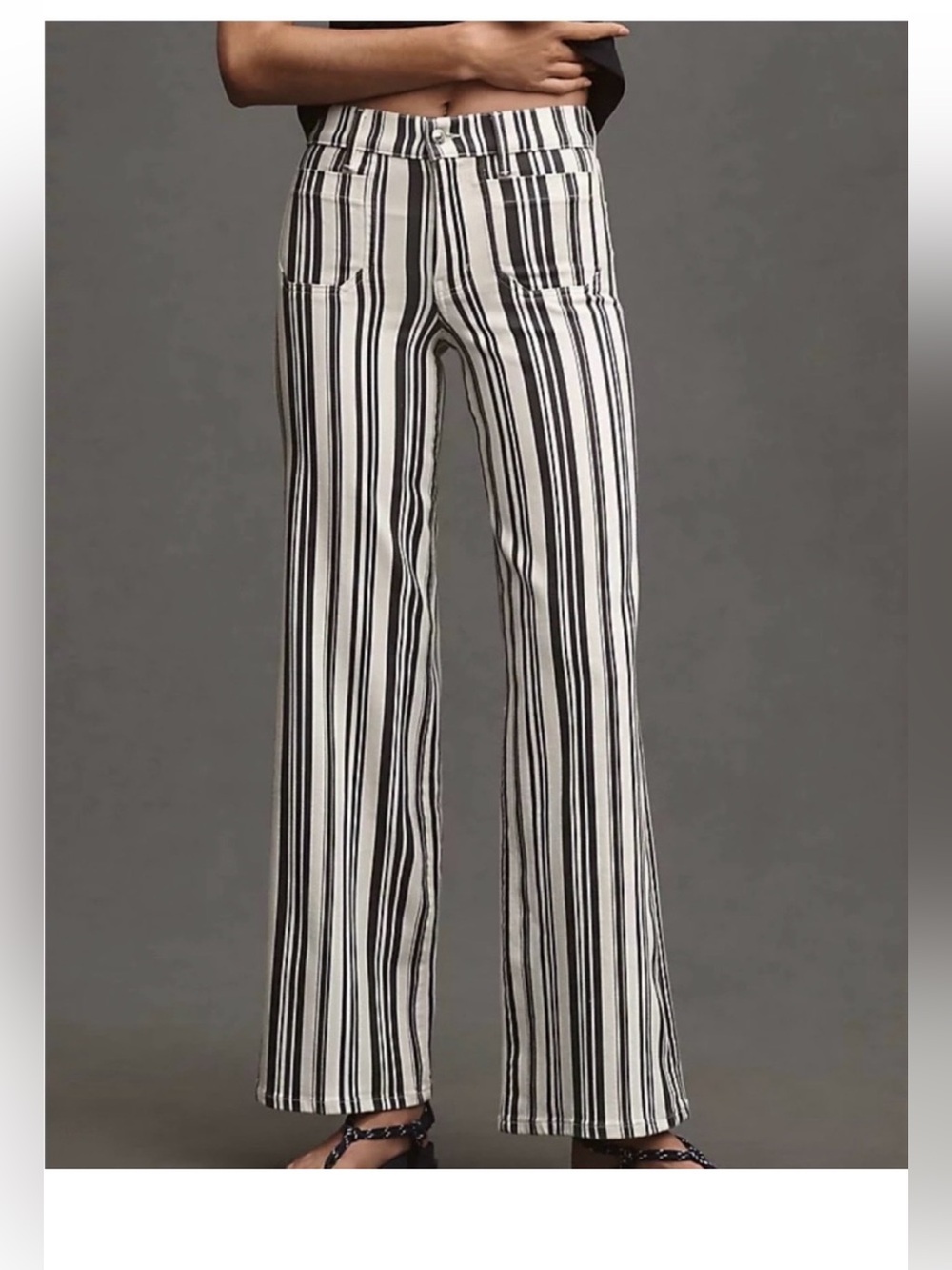 Frame le slim palazzo pants